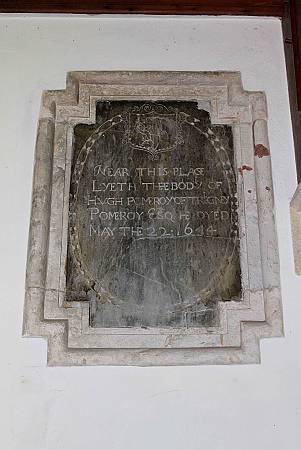 Tregony - The Pomeroy Memorial - 1644
